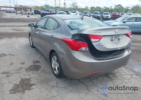 2013 Hyundai Elantra Gls from USA, damaged, VIN 5NPDH4AE6DH171453